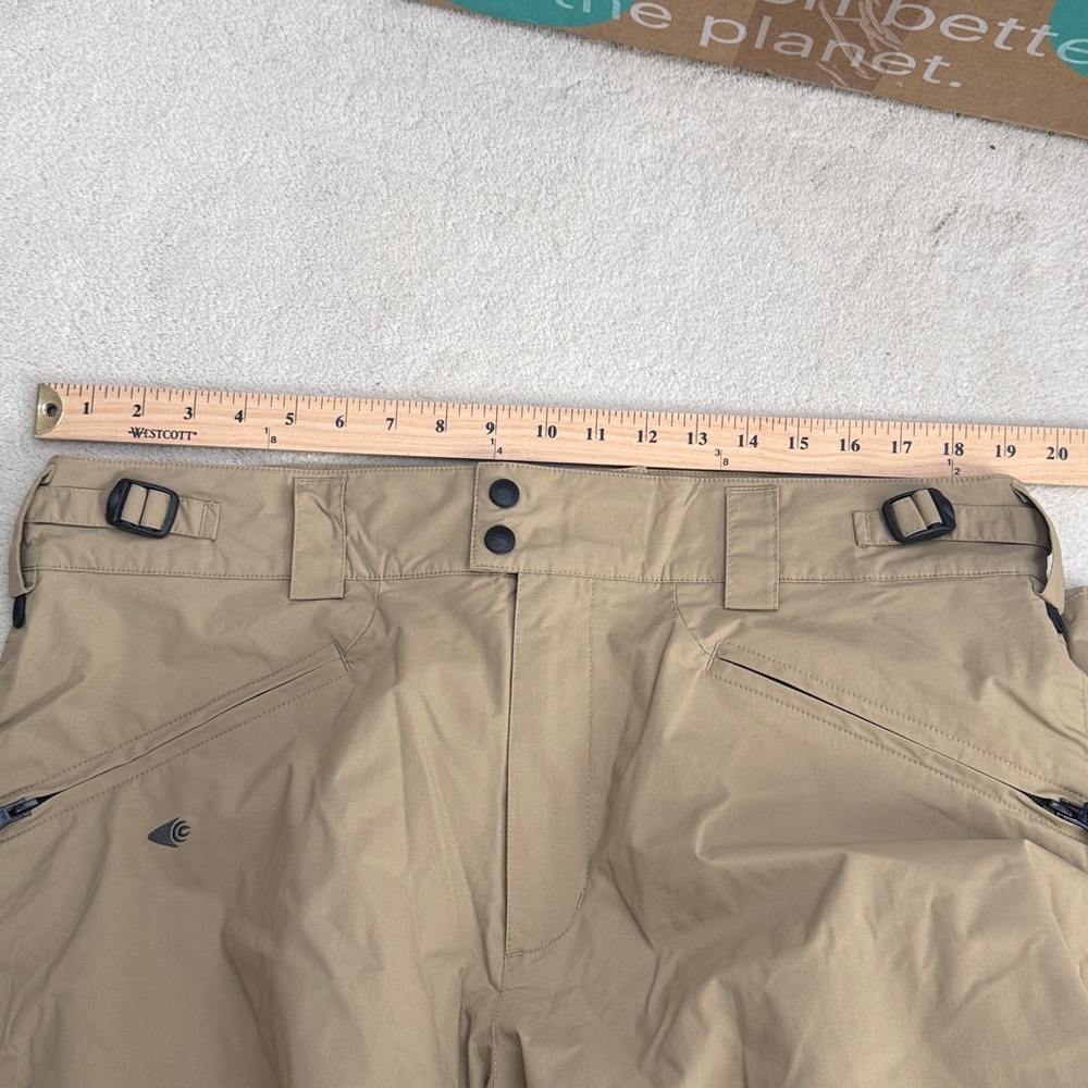 Columbia Convert Men’s Ski Snowboard Waterproof Khaki Pants Size Large - Picture 11 of 12